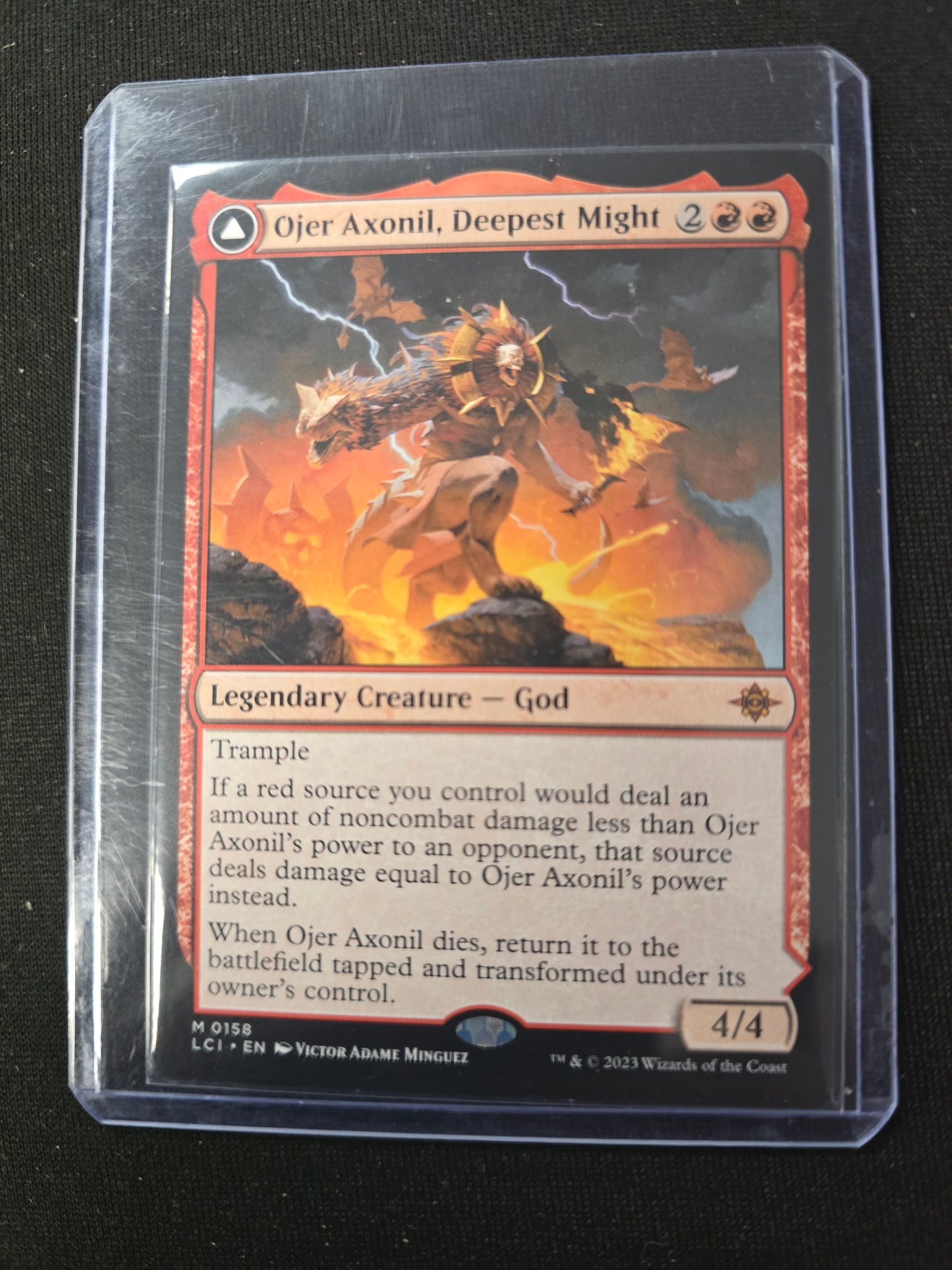 Ojer Axonil, Deepest Might M 0158 The Lost Caverns Of Ixalan Normal NM