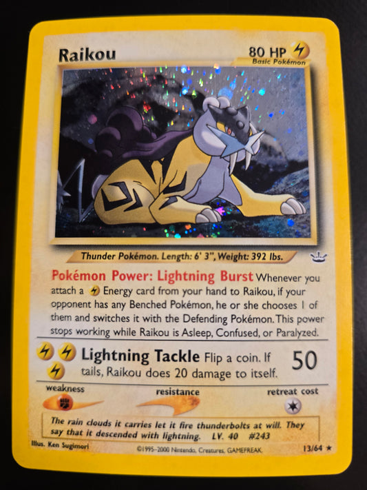 Raikou 13/64 Neo Revelation Unlimited Holofoil LP