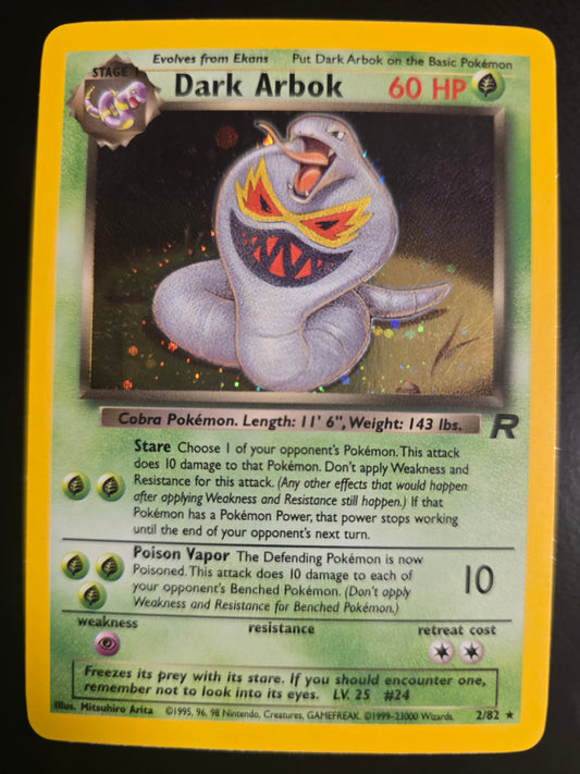 Dark Arbok 2/82 Team Rocket Unlimited Holofoil NM