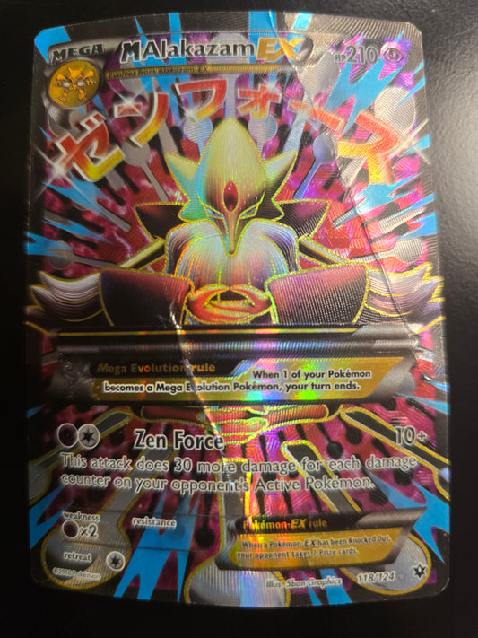 M Alakazam Ex (Full Art) 118/124 Holofoil DMG