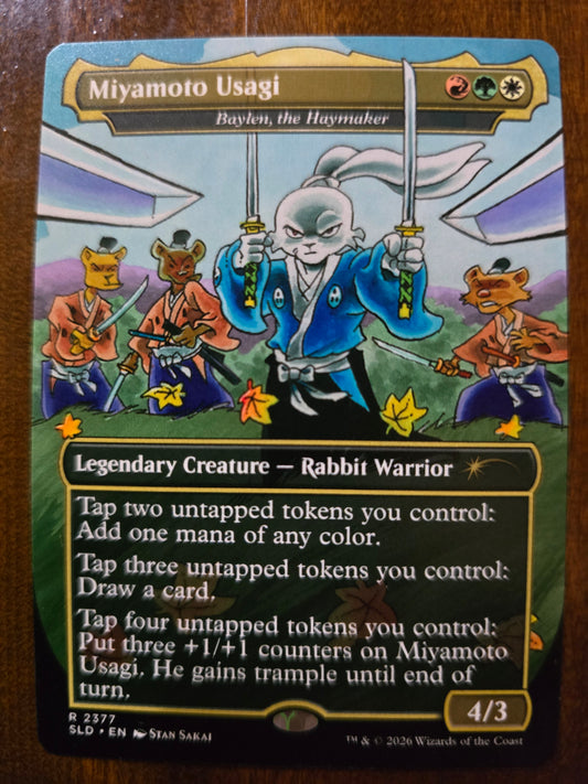 Miyamoto Usagi R 2377 Secret Lair DS Full Art Normal NM