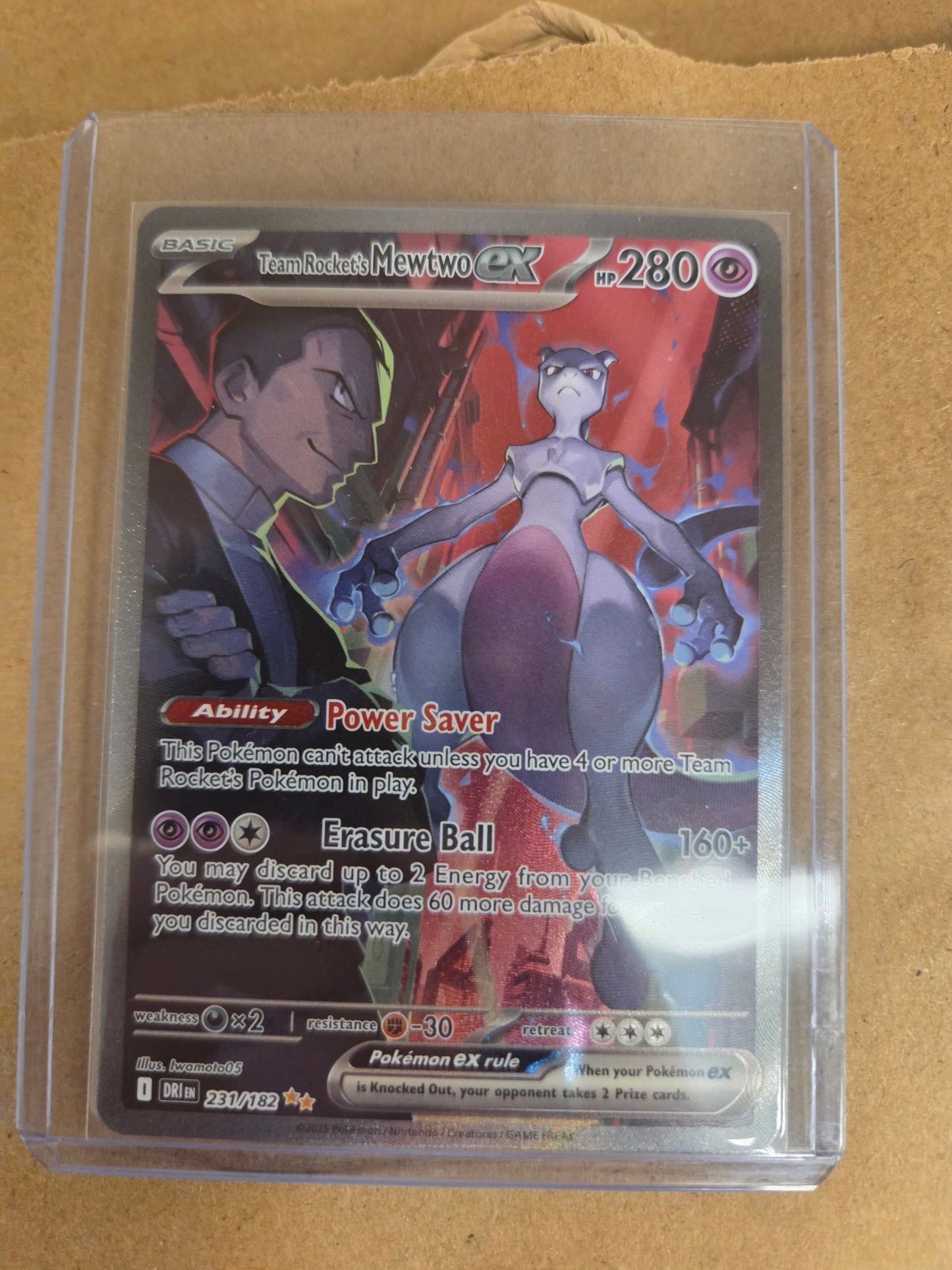 Team Rockets Mewtwo Ex. Destined Rivals 231/182