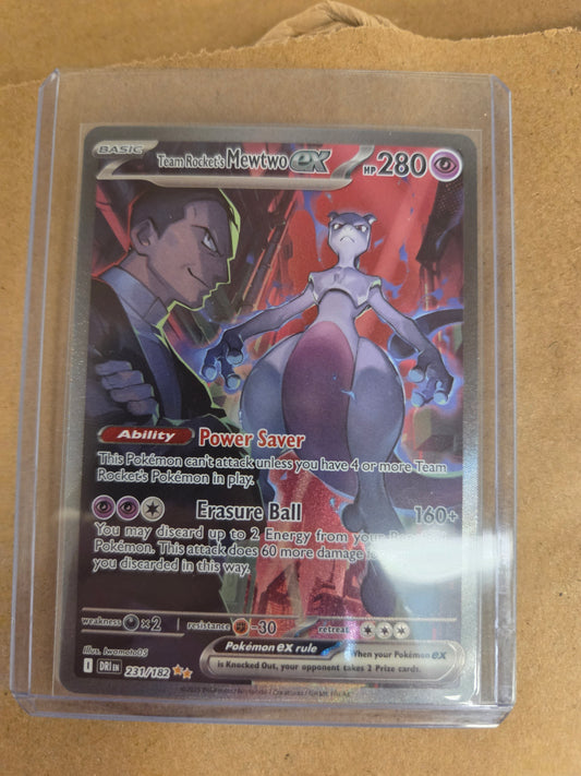 Team Rockets Mewtwo Ex. Destined Rivals 231/182