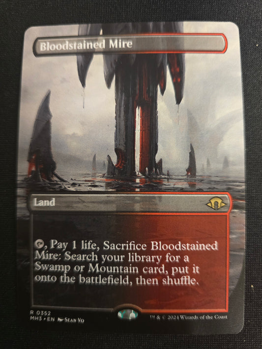 Bloodstained Mire R 0352 Modern Horizons 3 Borderless Normal NM