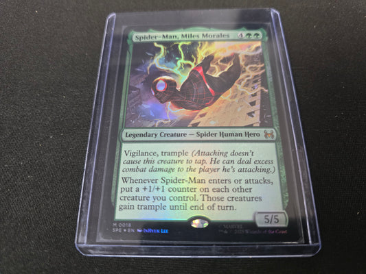 Spider-Man, Miles Morales M 0018 Marvel's Spider-Man: Eternal-Legal Foil NM