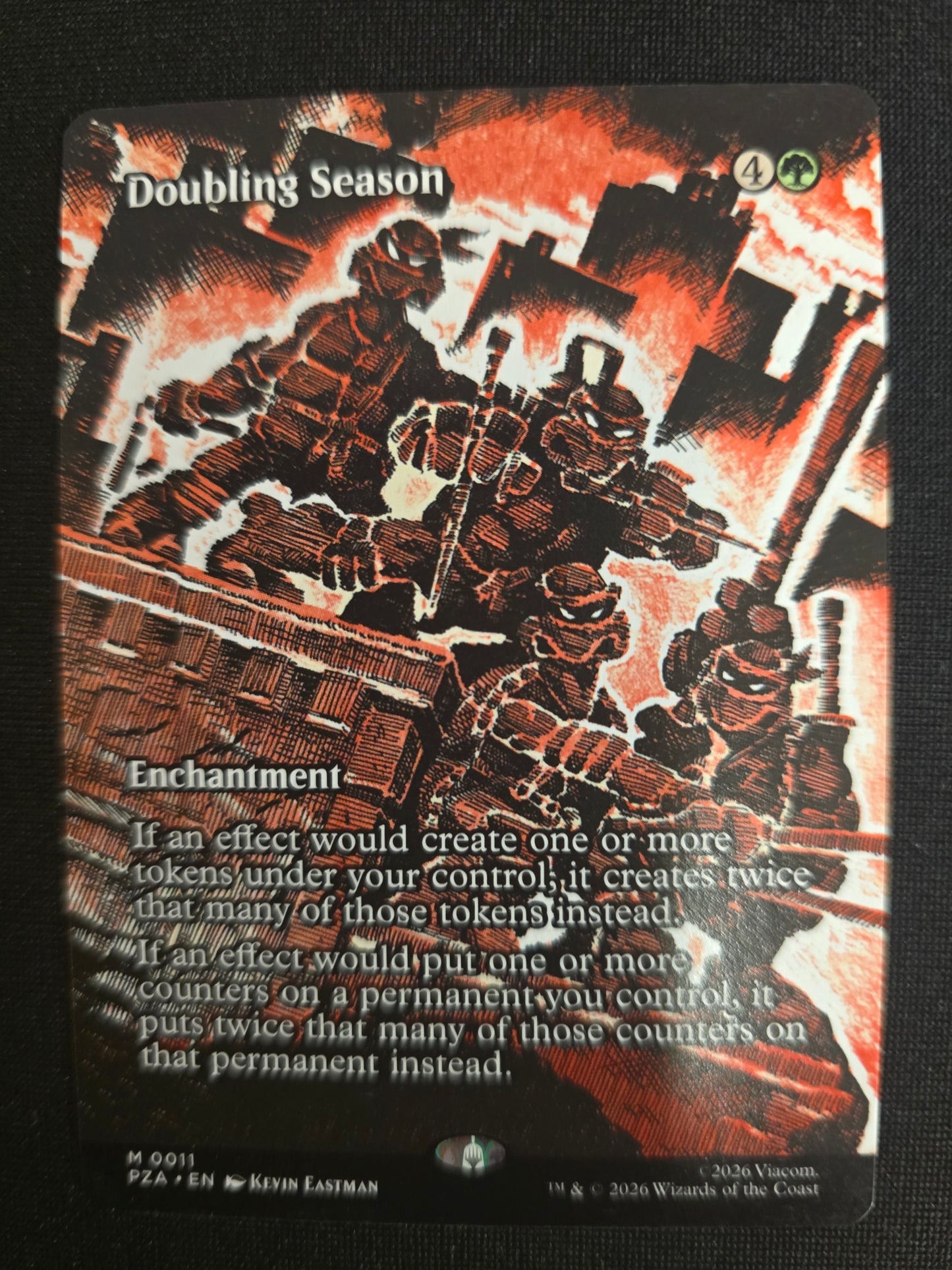 Doubling Season M 0011 TMNT Borderless Normal NM