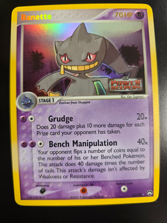 Banette 4/108 Power Keepers Reverse Holofoil NM