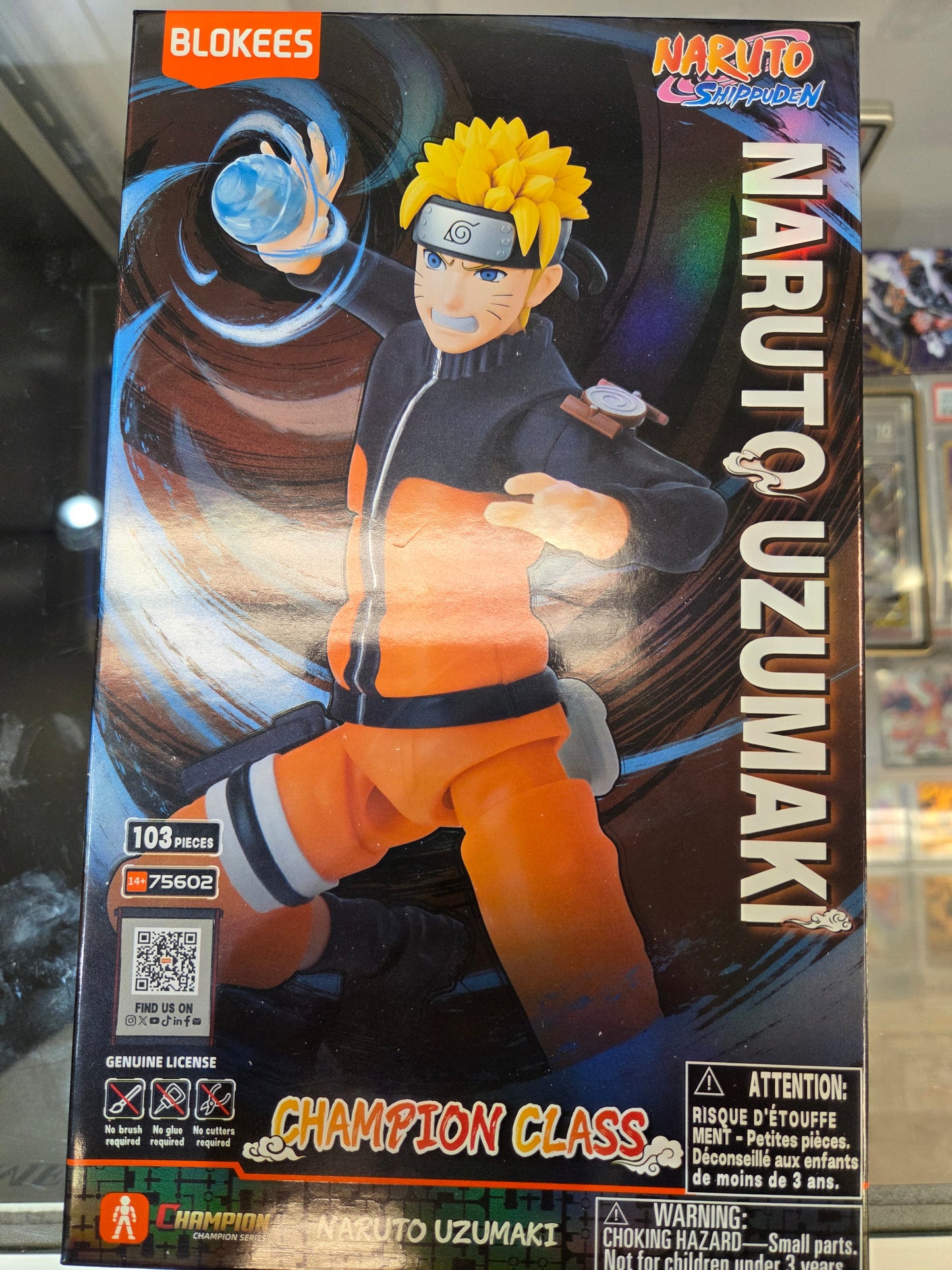 Blokees Champion Class Naruto Uzumaki Model Kit 103pc