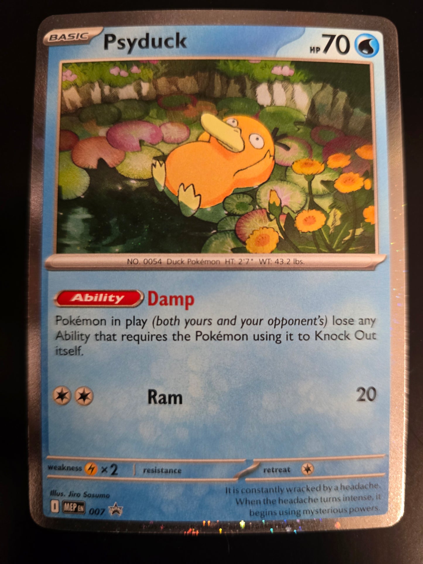 Psyduck 007 Mega Evolution Promo Holofoil NM