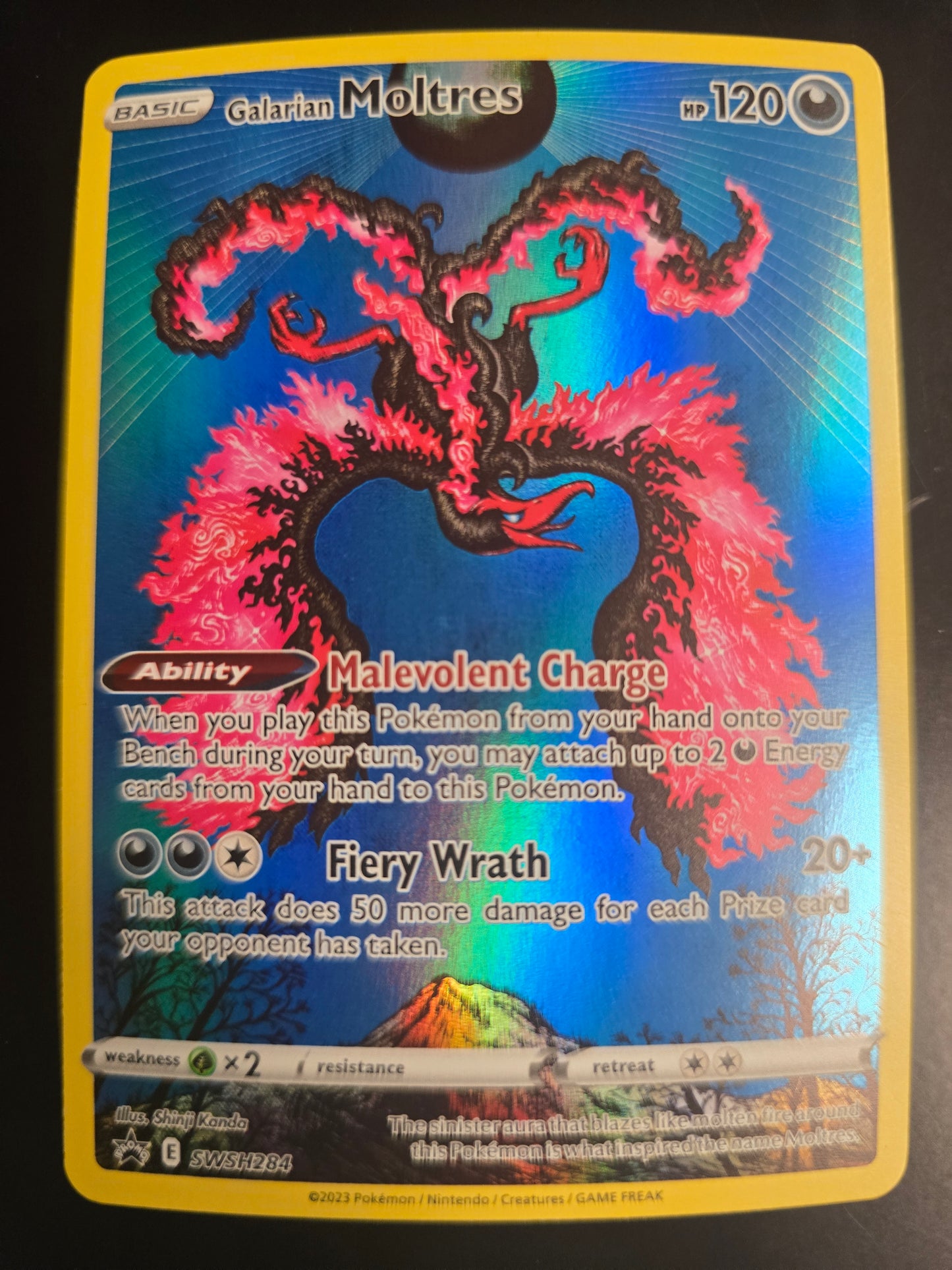Galarian Moltres SWSH284 S&S Promo Cards Holofoil NM