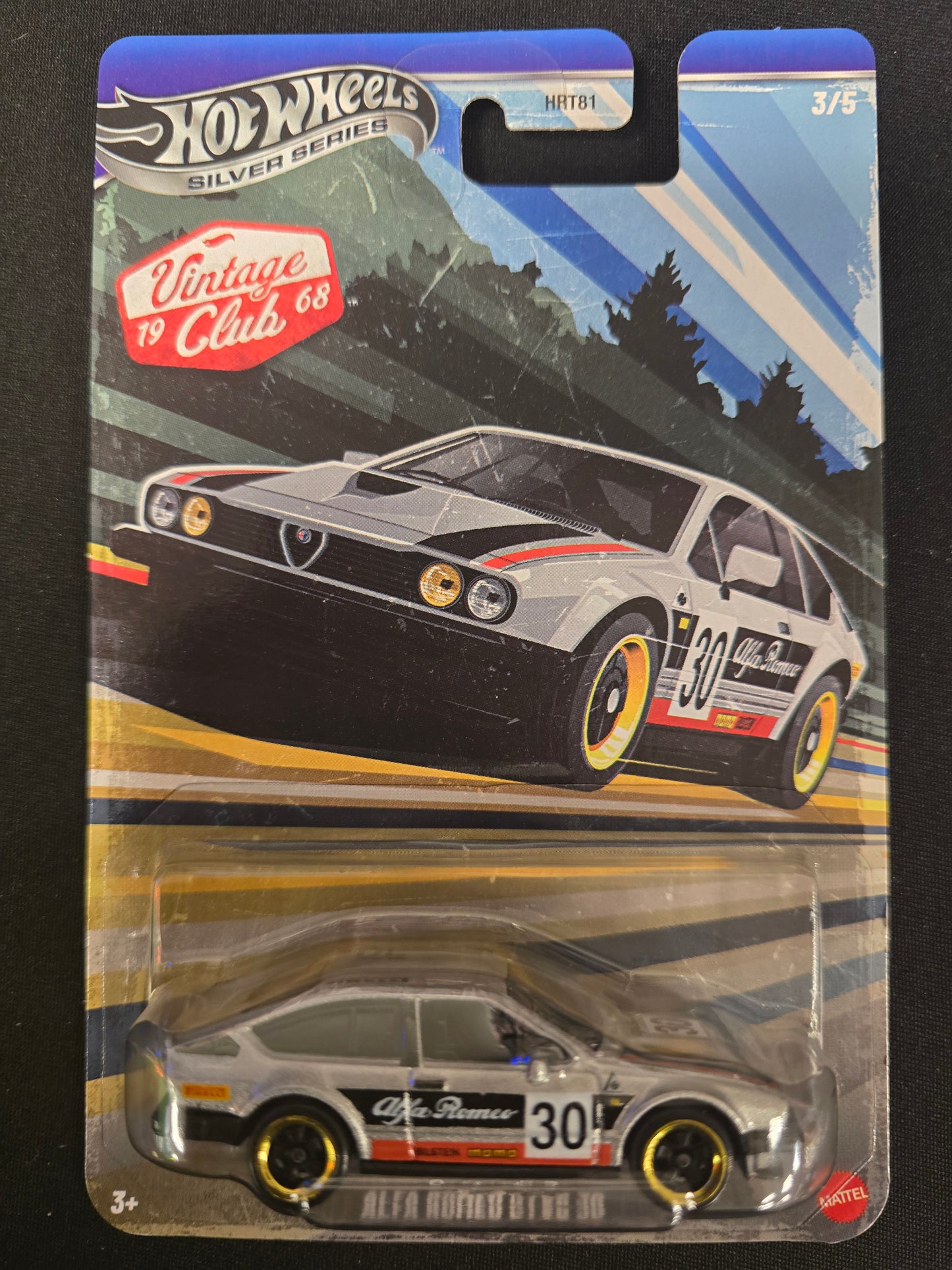 Hotwheels Silver Series Vintage Club Alfa Romeo GTV6 30
