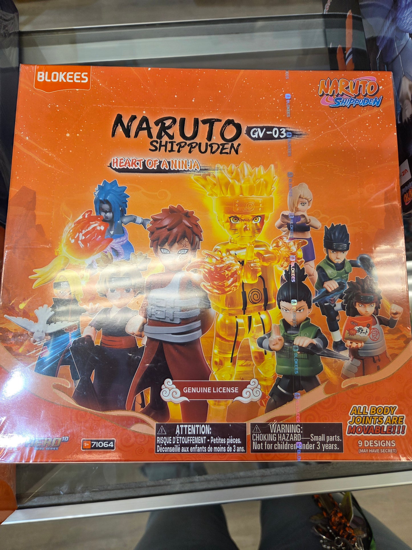 Blokees Naruto Shippuden GV-03 Heart of a Ninja mini figure box