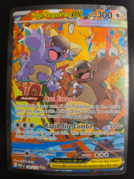 Mega Kangaskhan Ex 182/132 Mega Evolution Holofoil NM