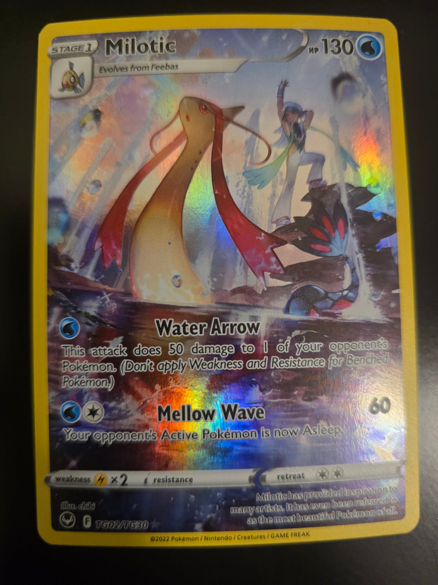 Milotic TG02/TG30 Silver Tempest Trailer Gallery Holofoil NM