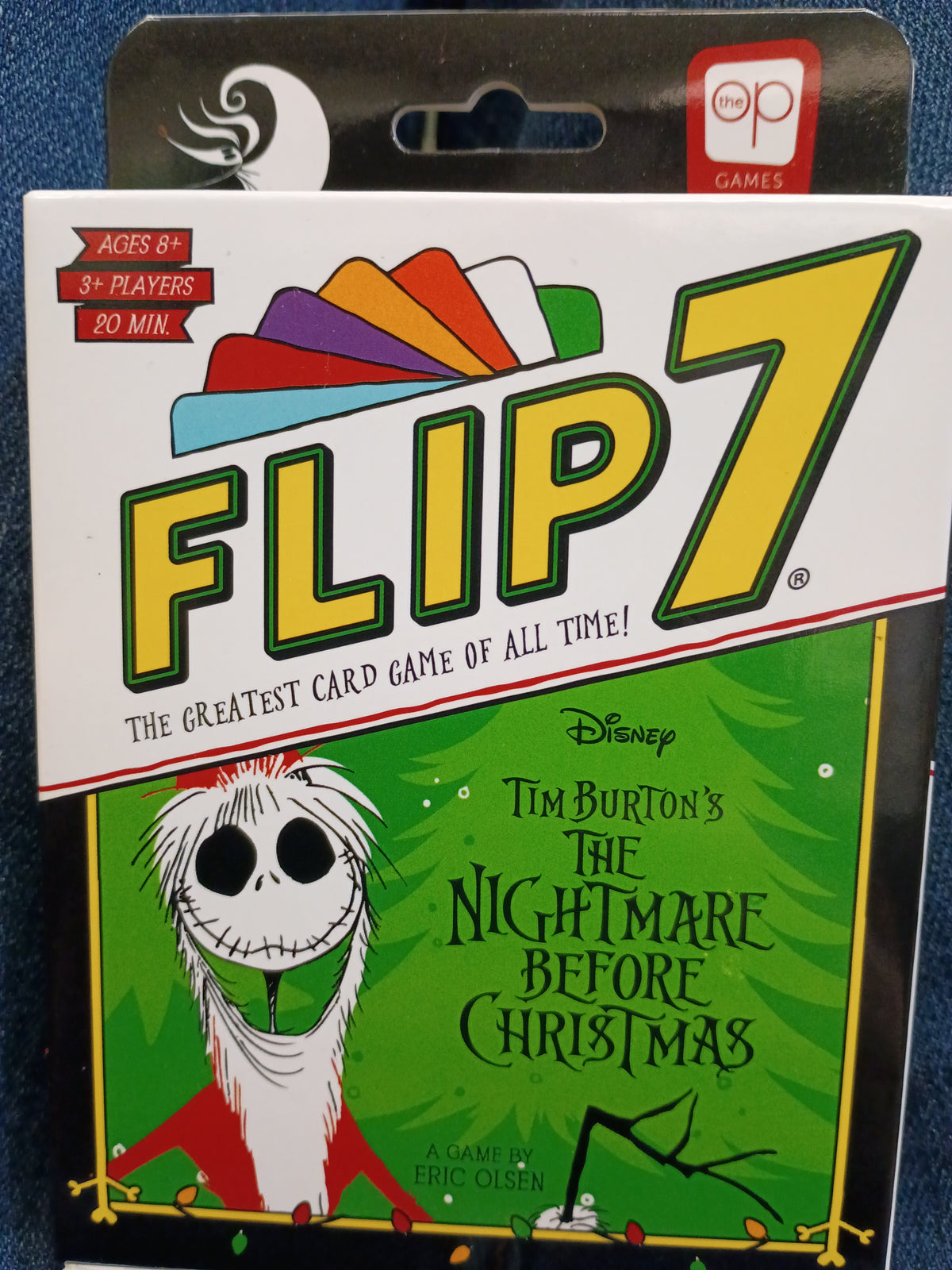 Tim Burtons The Nightmare before Christmas Flip 7 card Game