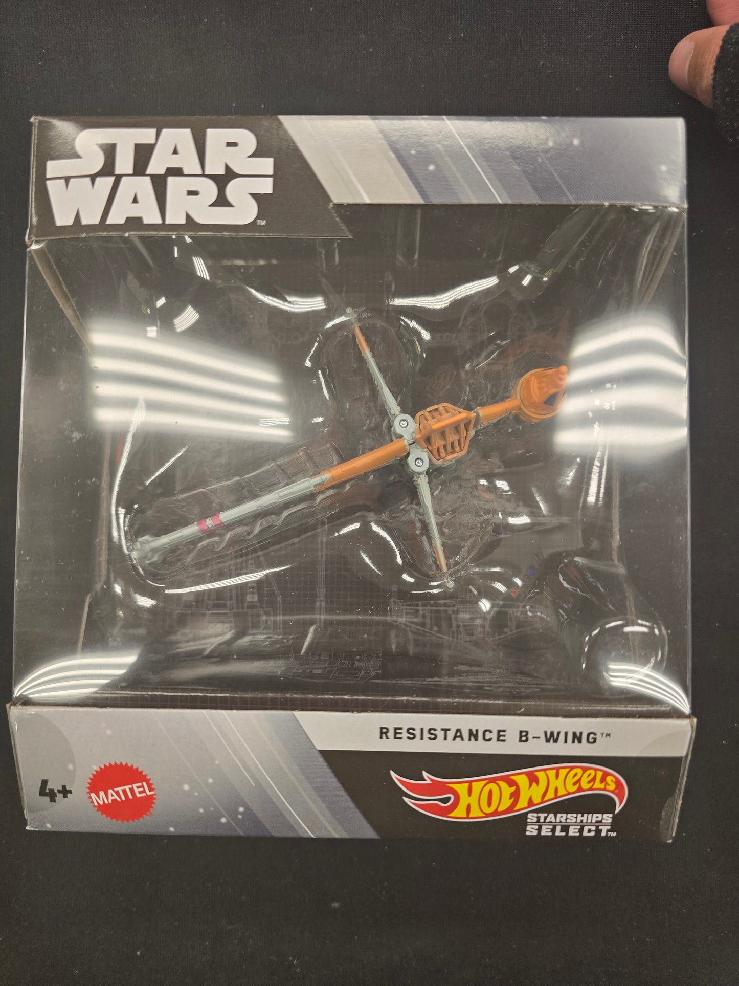 Star Wars Hotwheels Starships Select Resistance B-Wing