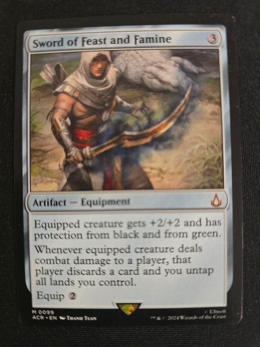 Sword Of Feast And Famine M 0099 Universes Beyond: Assassin's Creed Normal NM