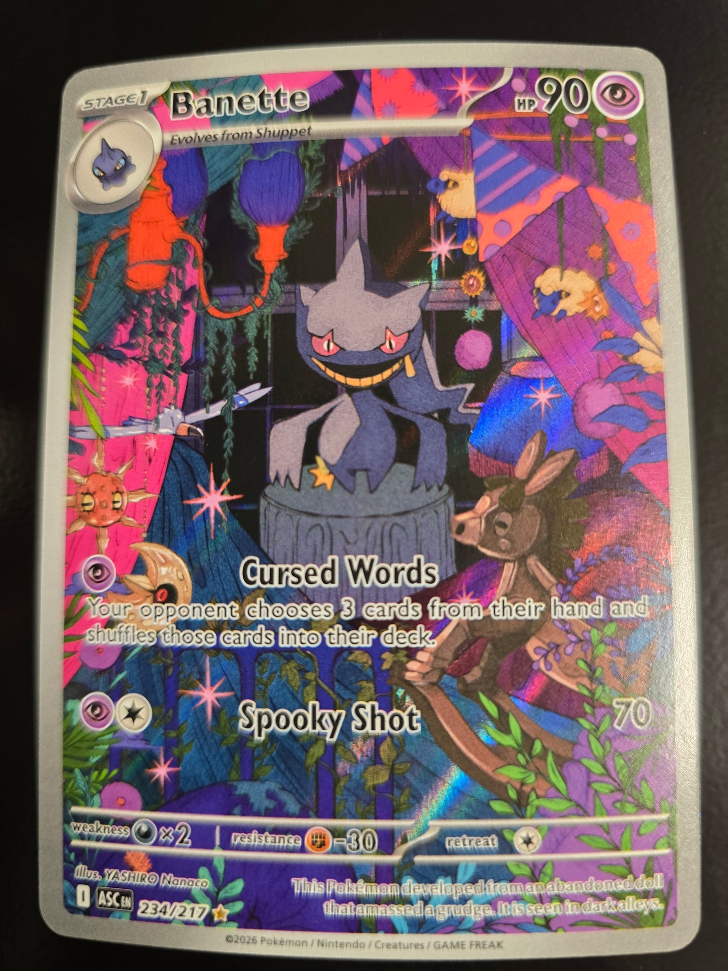 Banette 234/217 Ascended Heroes Holofoil NM