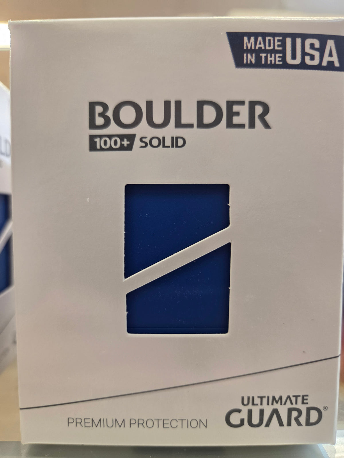 Ultimate Guard Boulder 100+ Solid Deck Box (Blue)