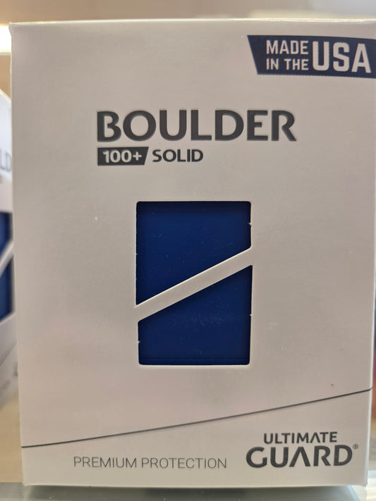Ultimate Guard Boulder 100+ Solid Deck Box (Blue)