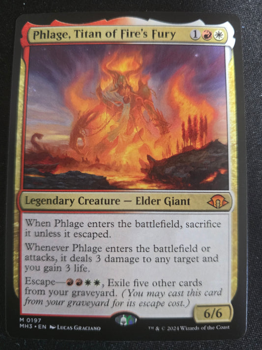 Phlage, Titan Of Fire's Fury M 0197 Modern Horizons 3 Normal NM