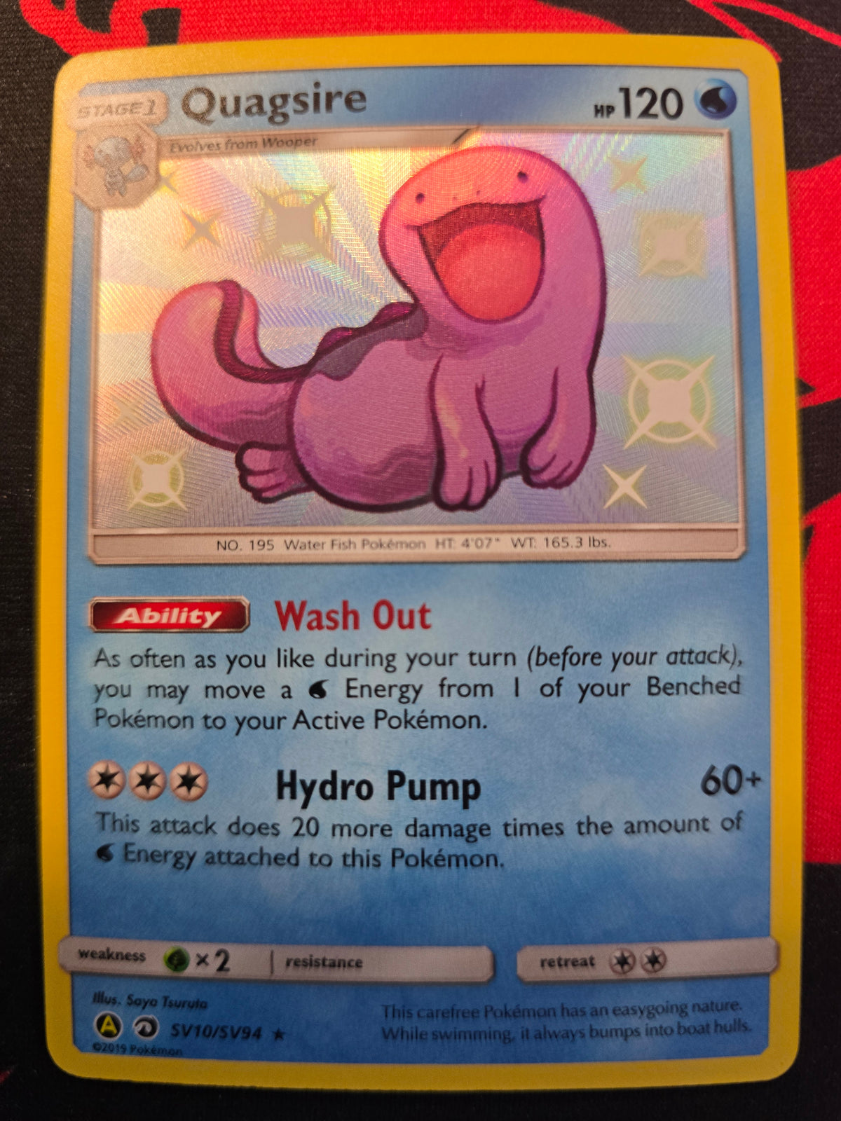 Quagsire (Shiny) SV10/SV94 Holofoil NM