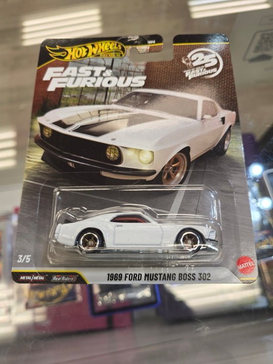 Hotwheels Premium Fast & Furious 1969 Ford Mustang Boss 302
