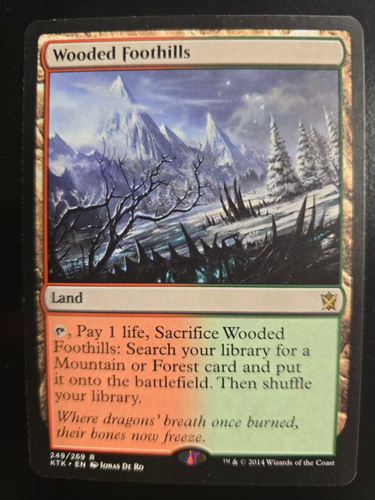 Wooded Foothills 249/269 R Khans Of Tarkir Normal NM