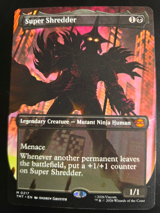 Super Shredder M 0217 TMNT Borderless Normal NM