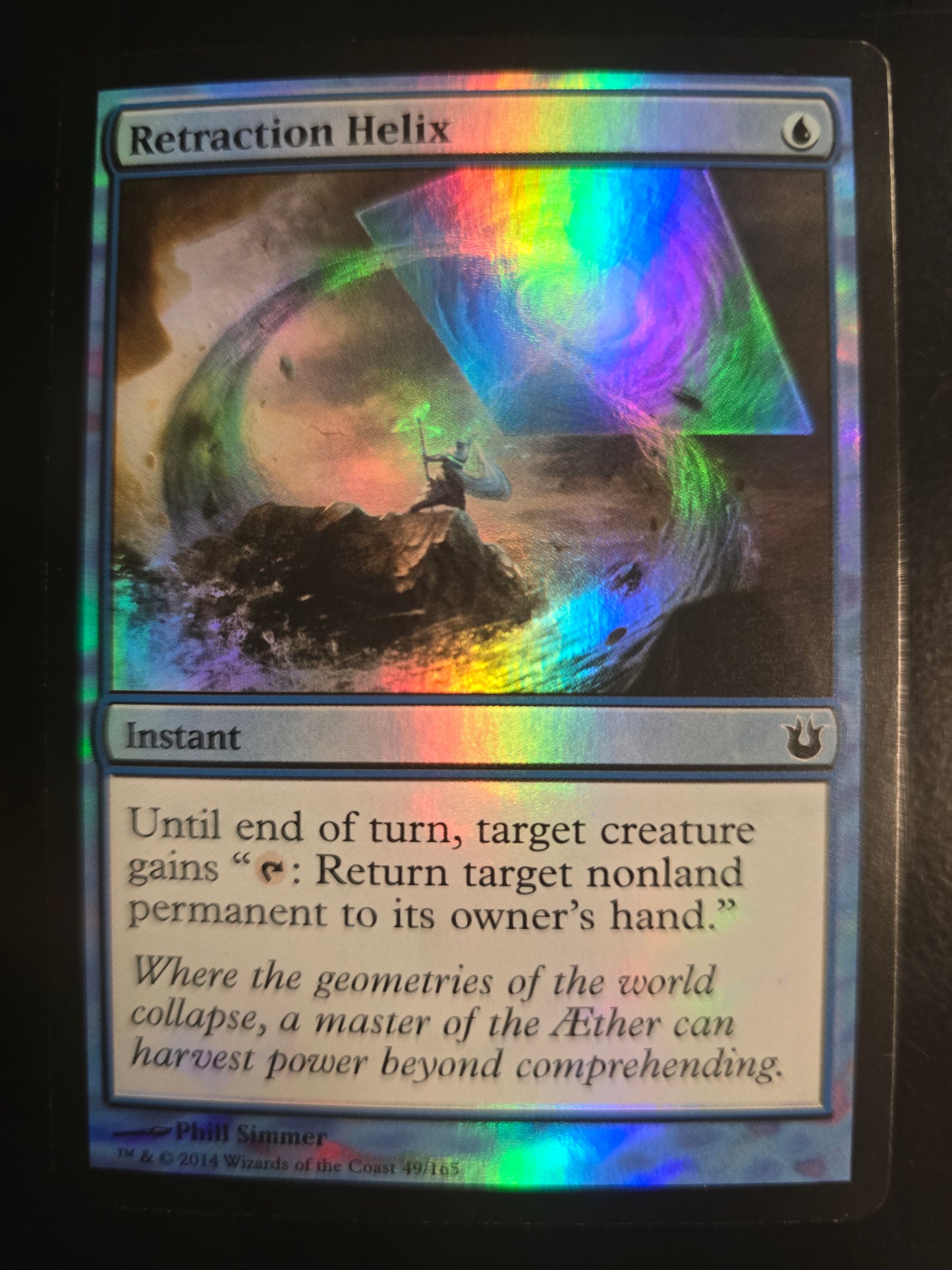 Retraction Helix 49/165 Born Of The God's Foil NM