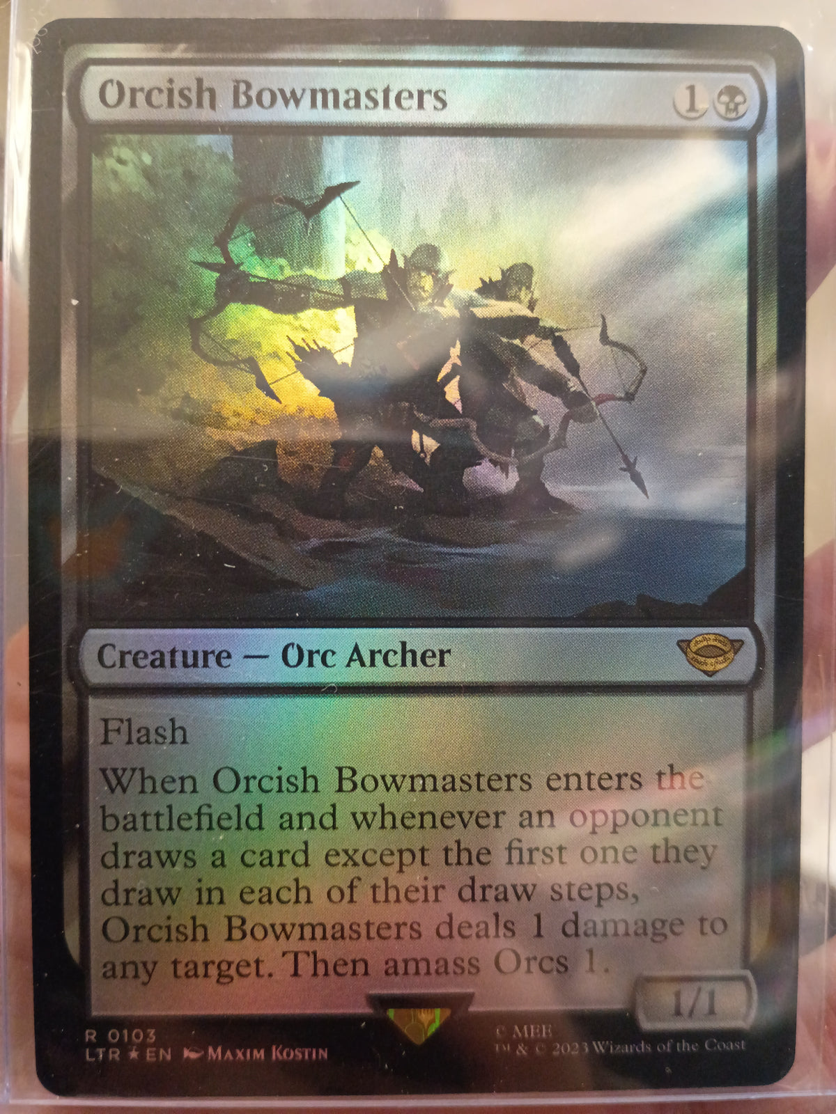 Orcish Bowmasters TLOTR R 0103 FOIL NM