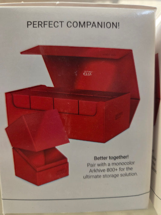 Ultimate Guard Boulder 100+ Solid Deck Box (Red)