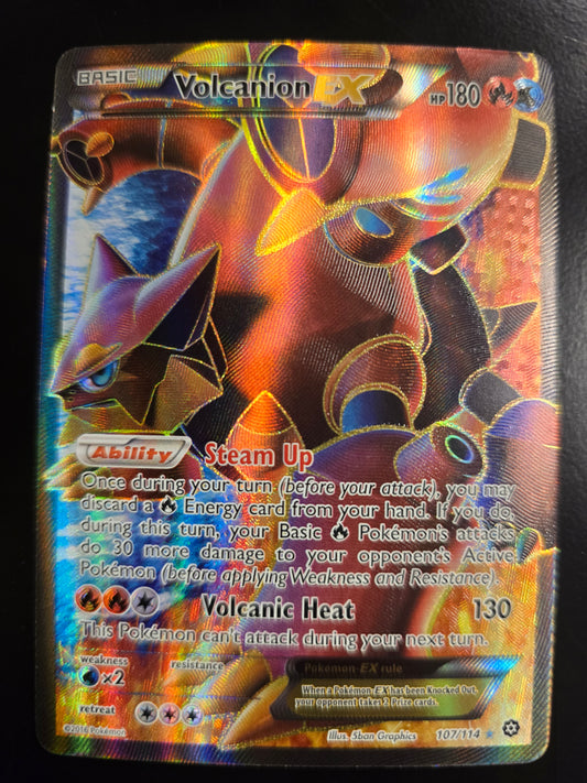 Volcanion (Full Art) 107/114 XY Steam Siege Holofoil NM
