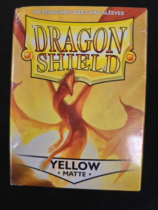 Dragon Shield Yellow Matte Card Sleeves 100pcs