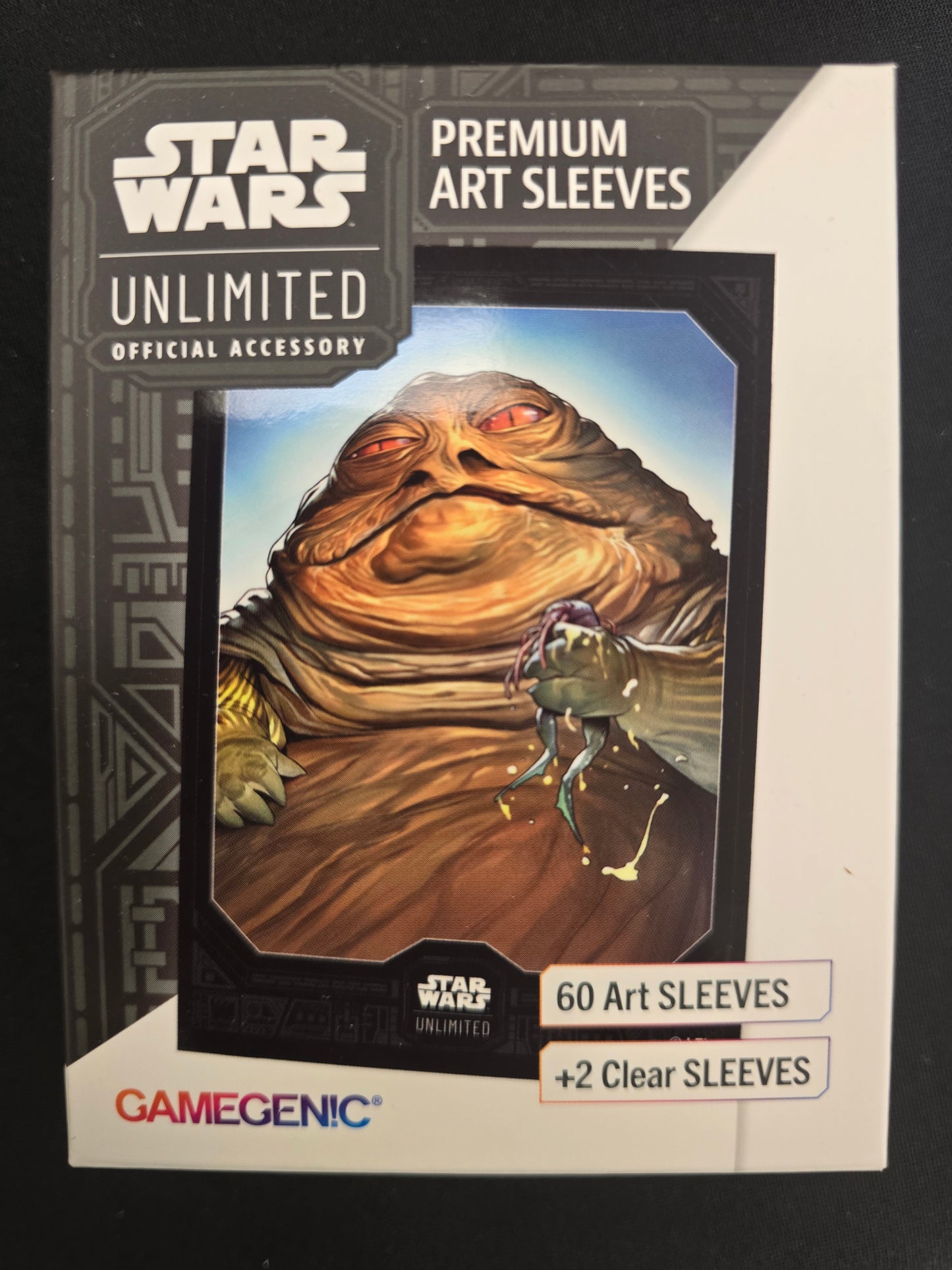 Gamegenic Star Wars Jabba the Hutt Premium 60-Count Art Sleeves Pack at Emerald Market Alamogordo, New Mexico