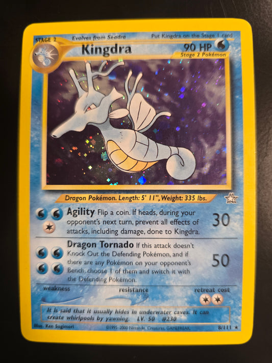 Kingdra 8/111 Neo Genesis Unlimited Holofoil LP