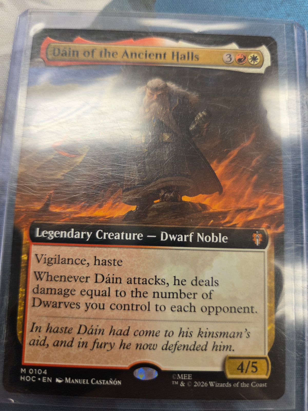 Dain of the Ancient Halls Thr Hobbit Borderless