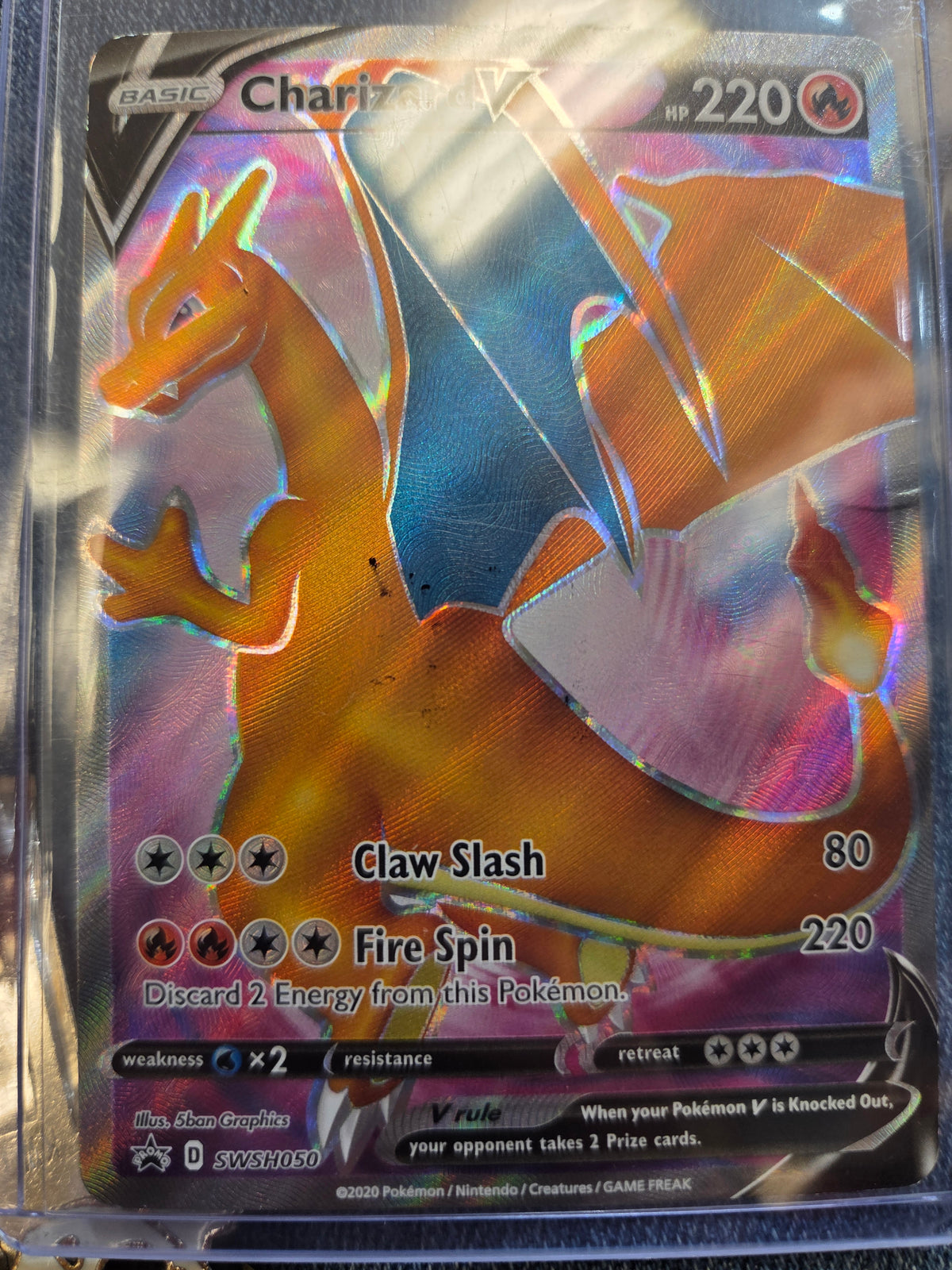 Charizard V SWSH050 Promo (MP)