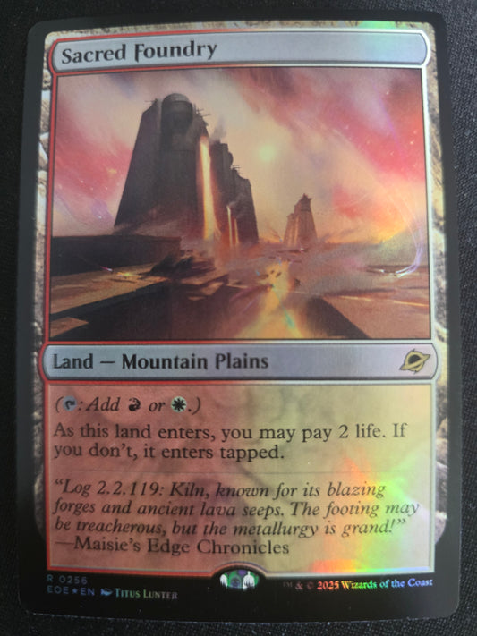 Sacred Foundry R 0256 Edge Of Eternities Foil NM