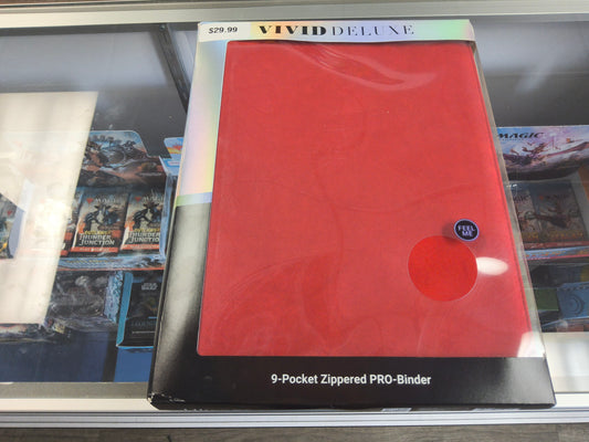 Vivid Deluxe 360 9-Pocket Zippered Pro-Binder