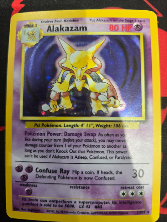 Alakazam 1/102 Holofoil NM