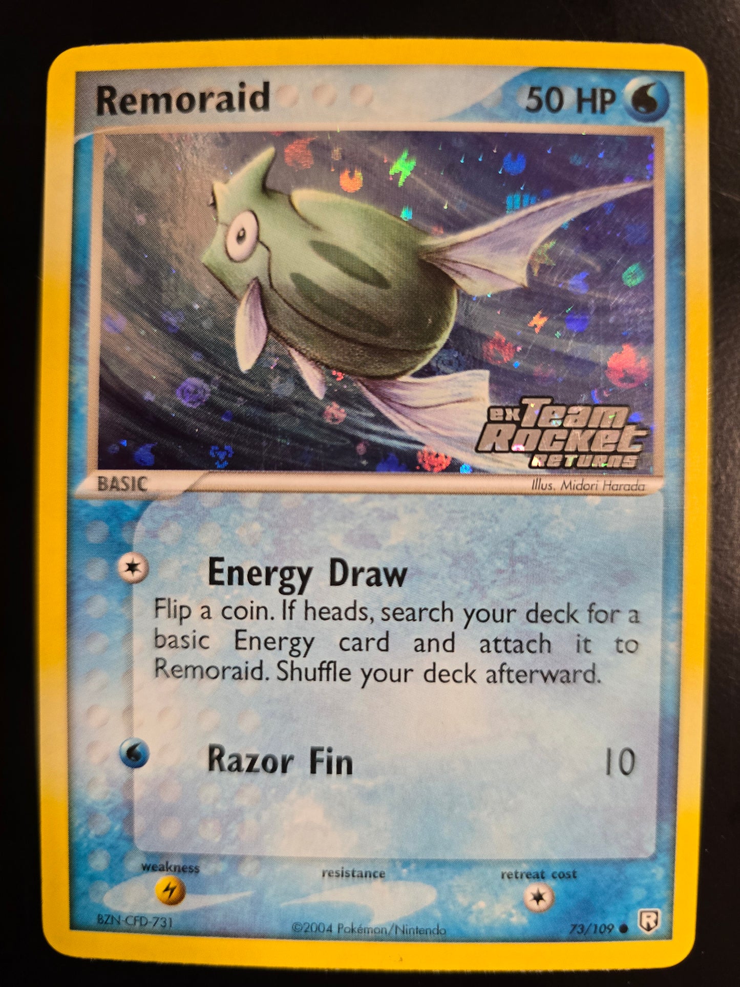 Remoraid 73/109 Ex Team Rocket Returns Reverse Holofoil NM