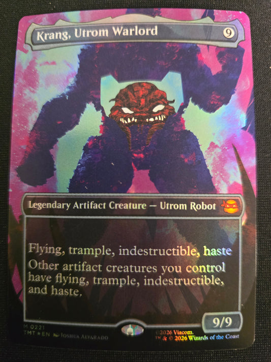 Krang, Utrom Warlord M 0221 TMNT Borderless Foil NM