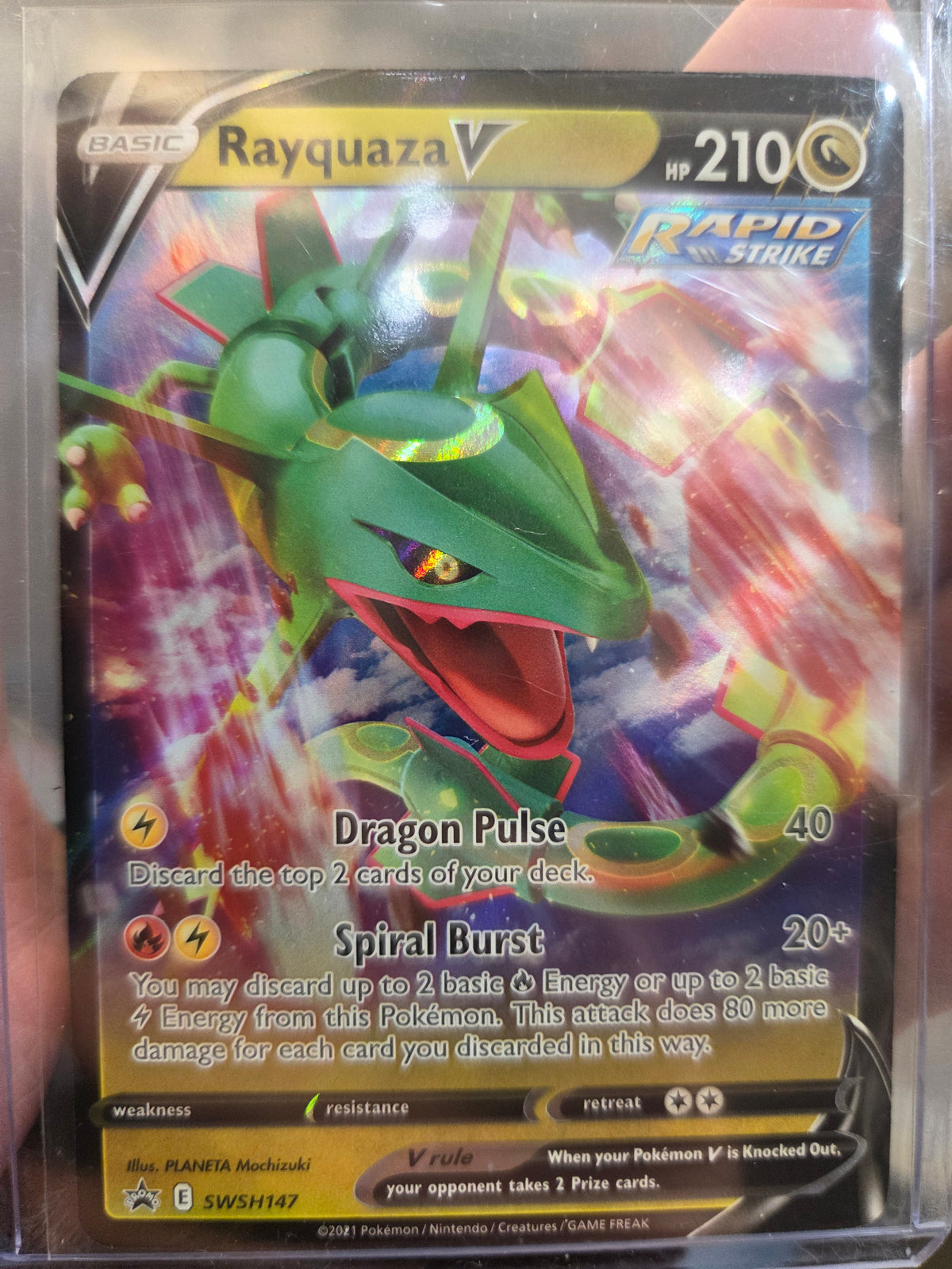 Rayquaza V SWSH147 Promo (NM)