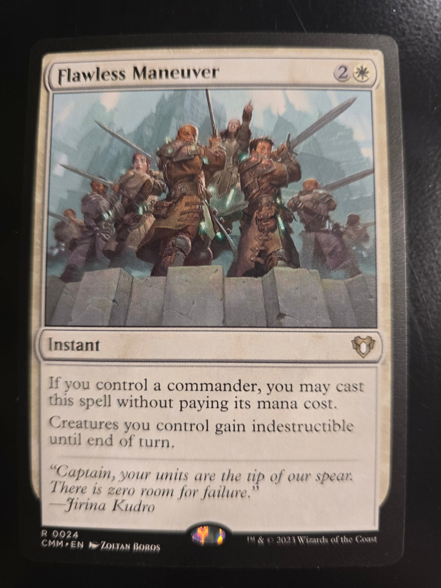 Flawless Maneuver R 0024 Commander Masters Normal NM
