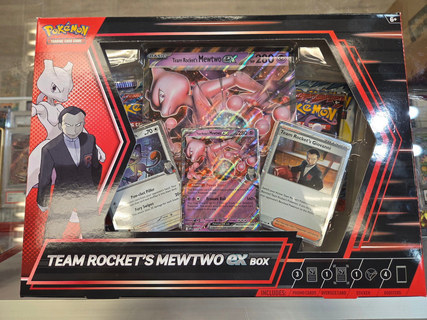 Pokemon Team Rocket's Mewtwo EX Box