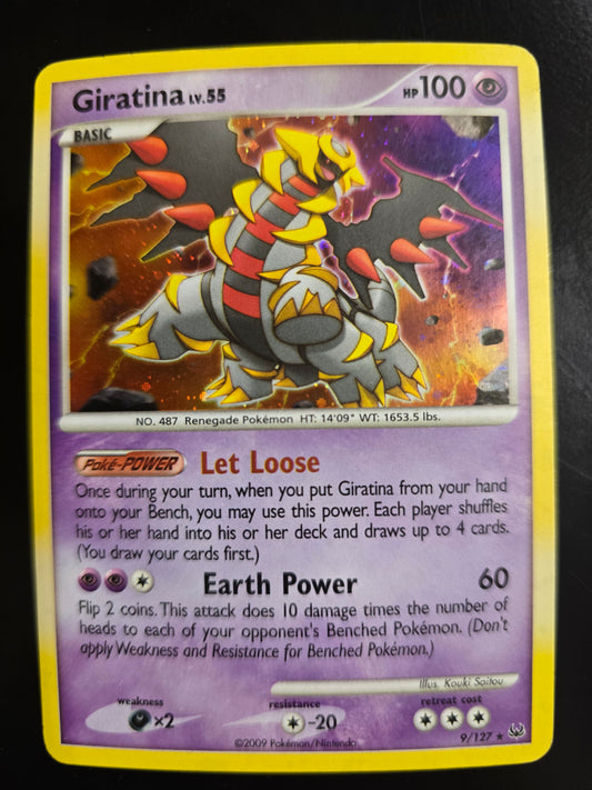 Giratina Lv. 55 9/127 Platinum Holofoil NM