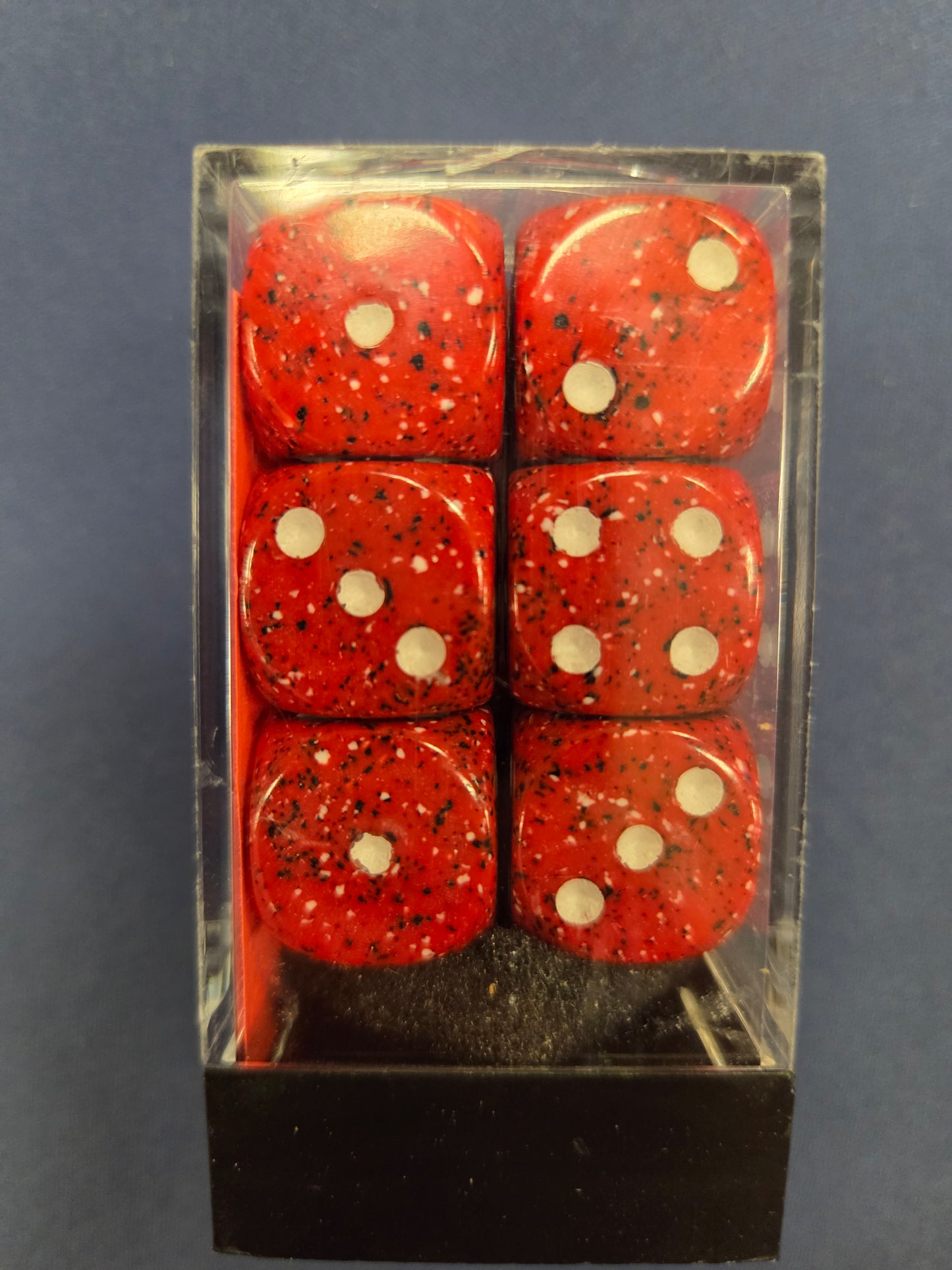 Chessex Speckled Lava Stone set of 12 16mm D6