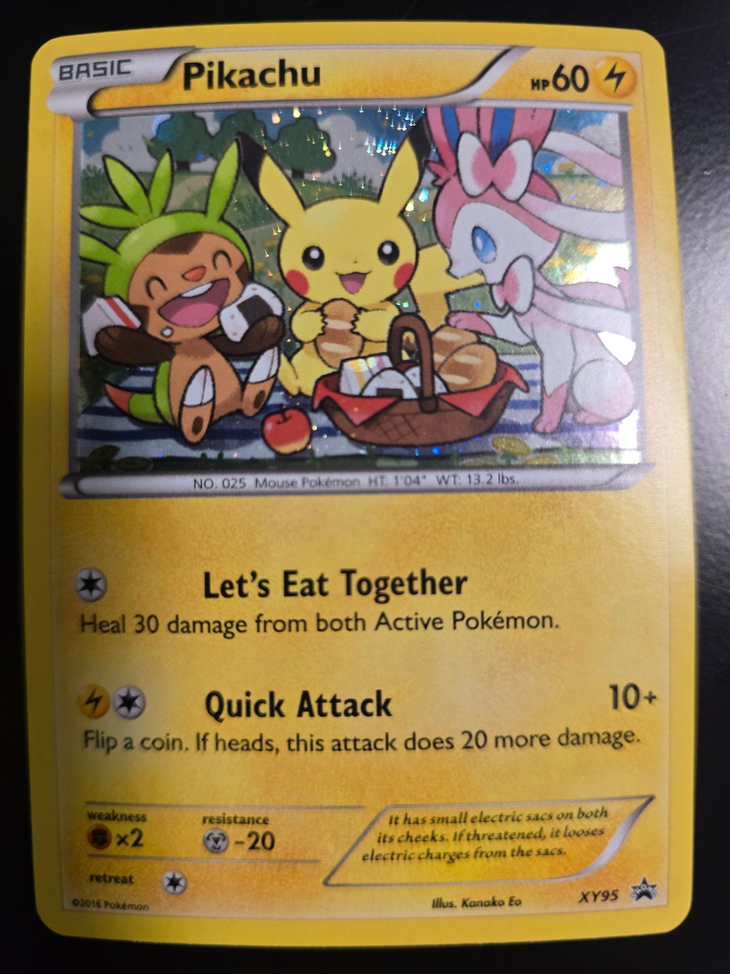 Pikachu XY95 XY Promos Holofoil NM