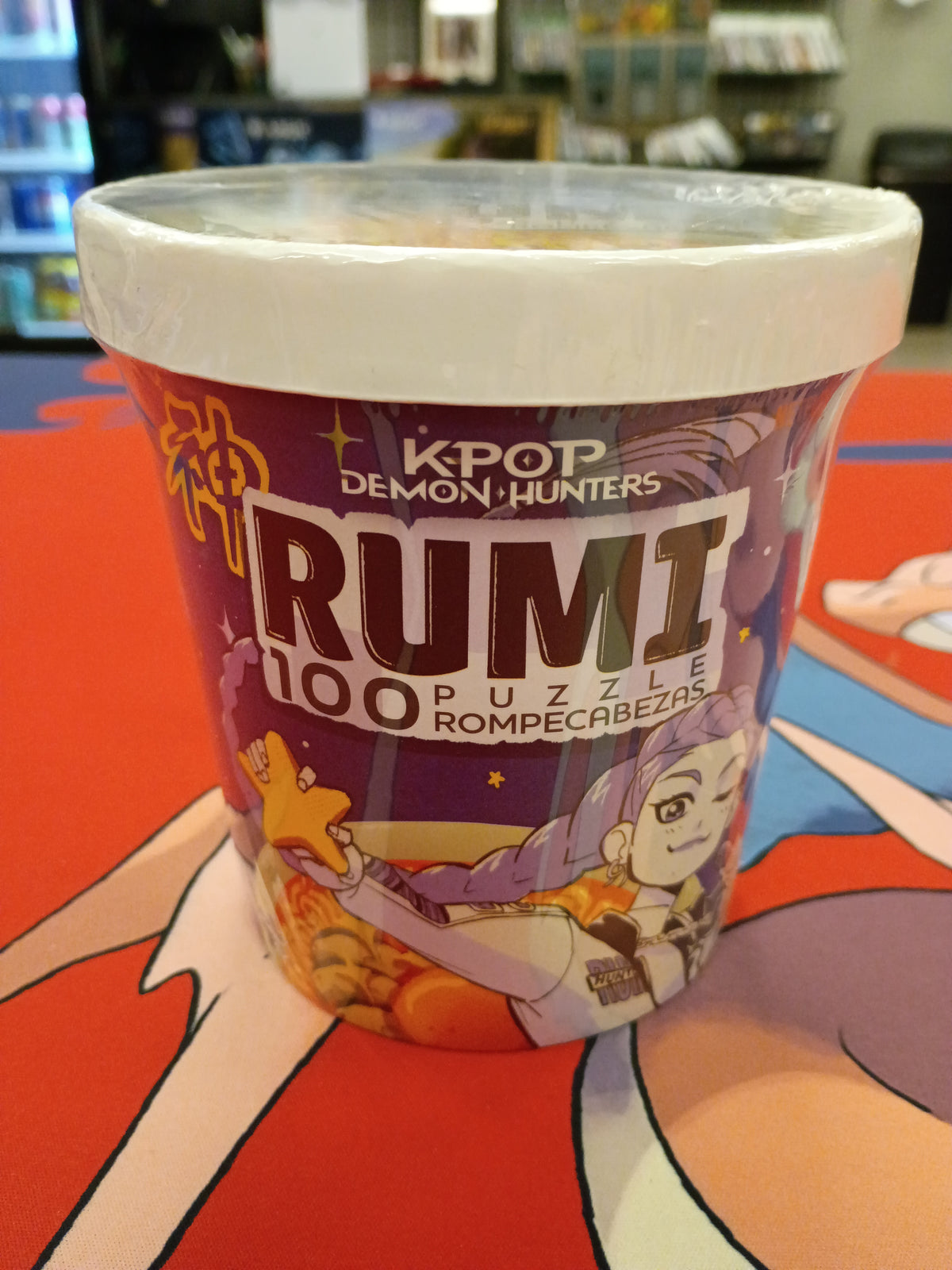 K-Pop Demon Hunters Huntrix Rumi 100pc Ramen Cup Puzzle